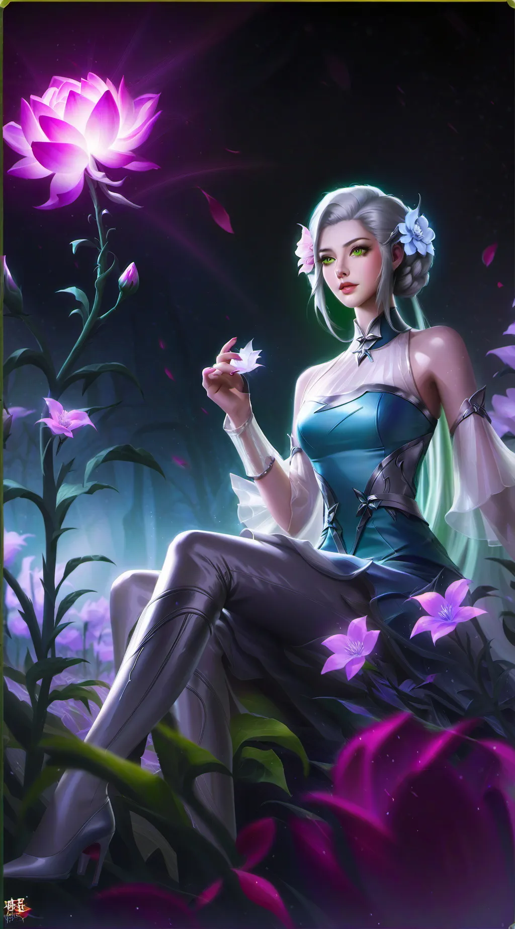 ai character: Luna(remake) background