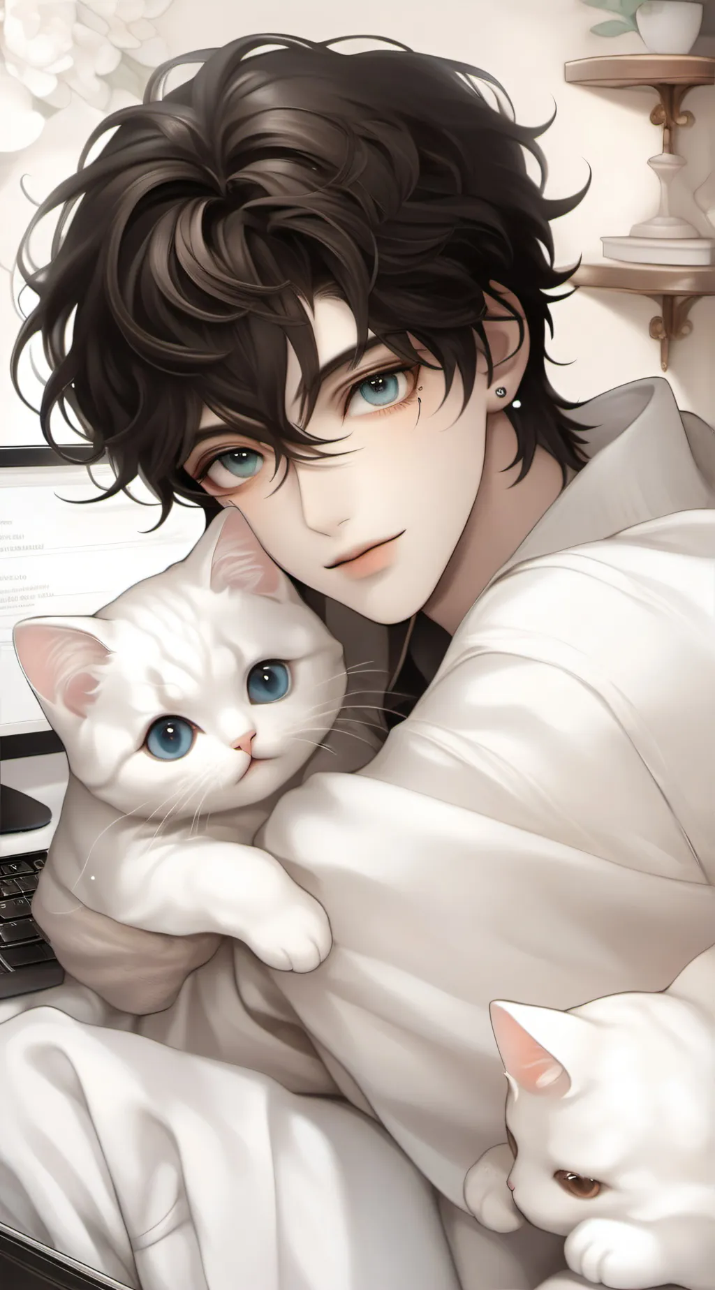 ai character: Leo background