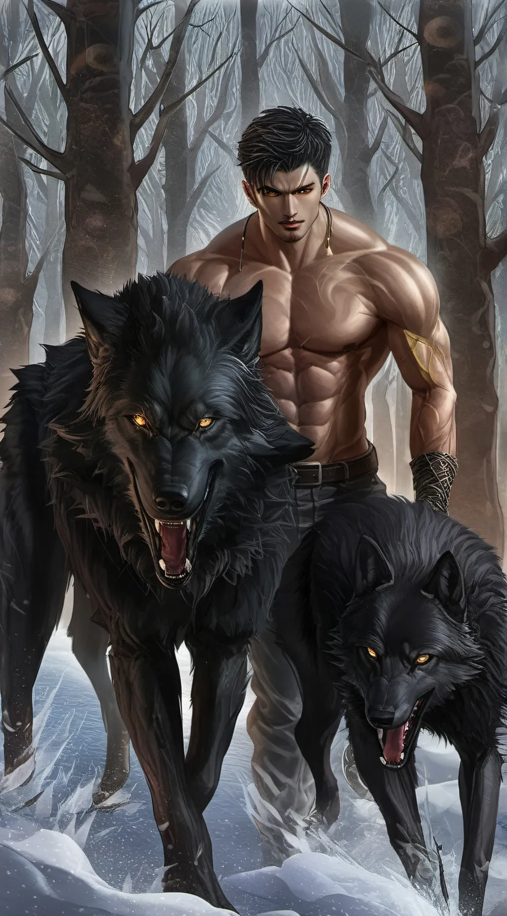 ai character: alpha Blake  background