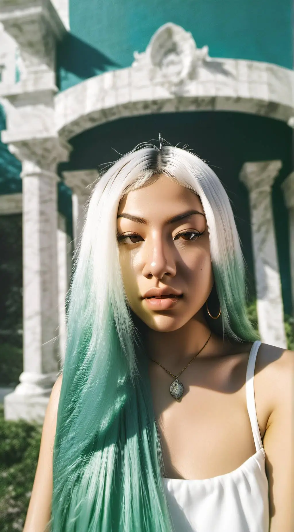 ai character: 🦋paris🦋 background