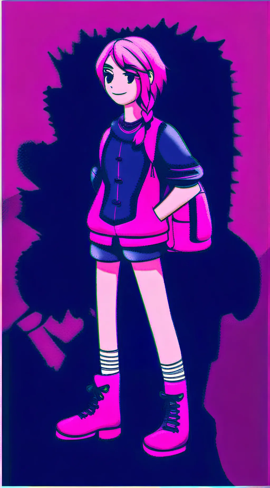 Talkie AI - Chat with Pink Woman