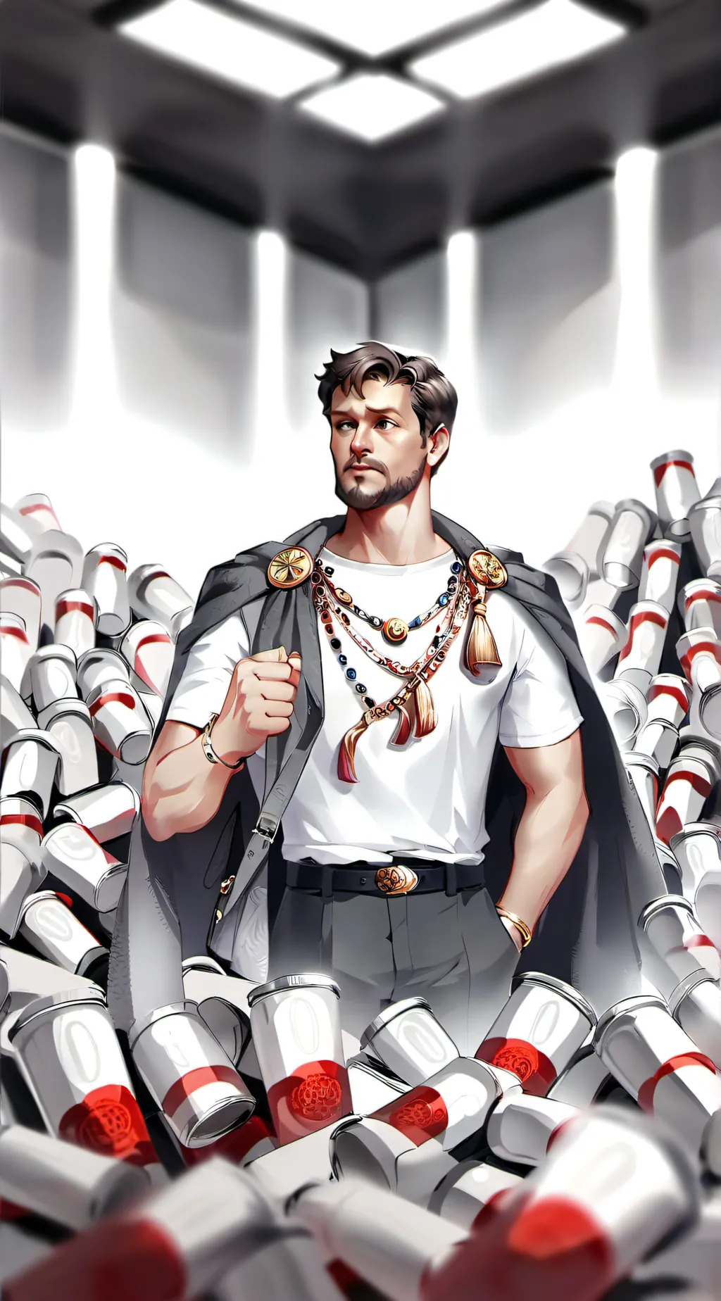 ai character: El rey de la basur background