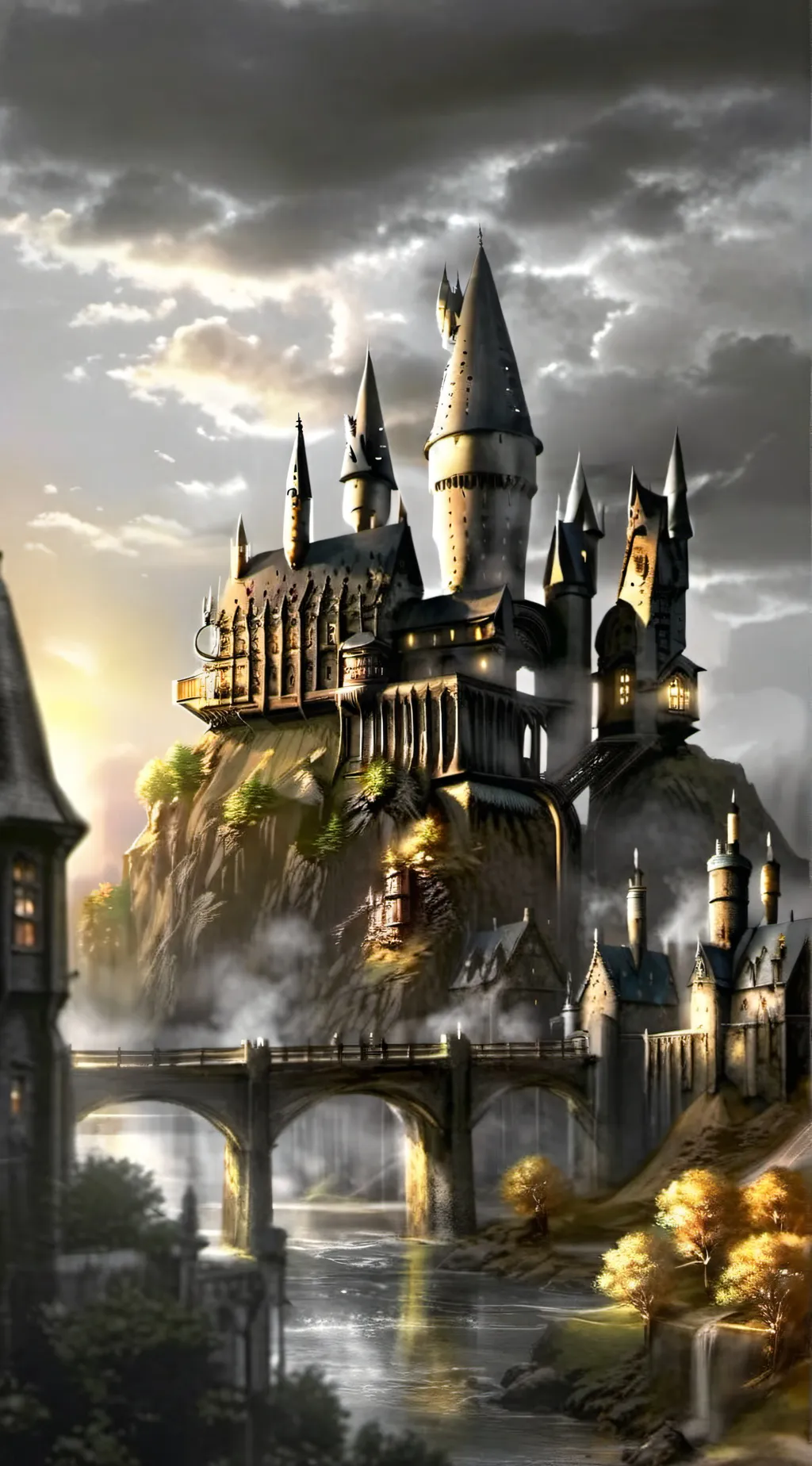 ai character: Harry Potter  background