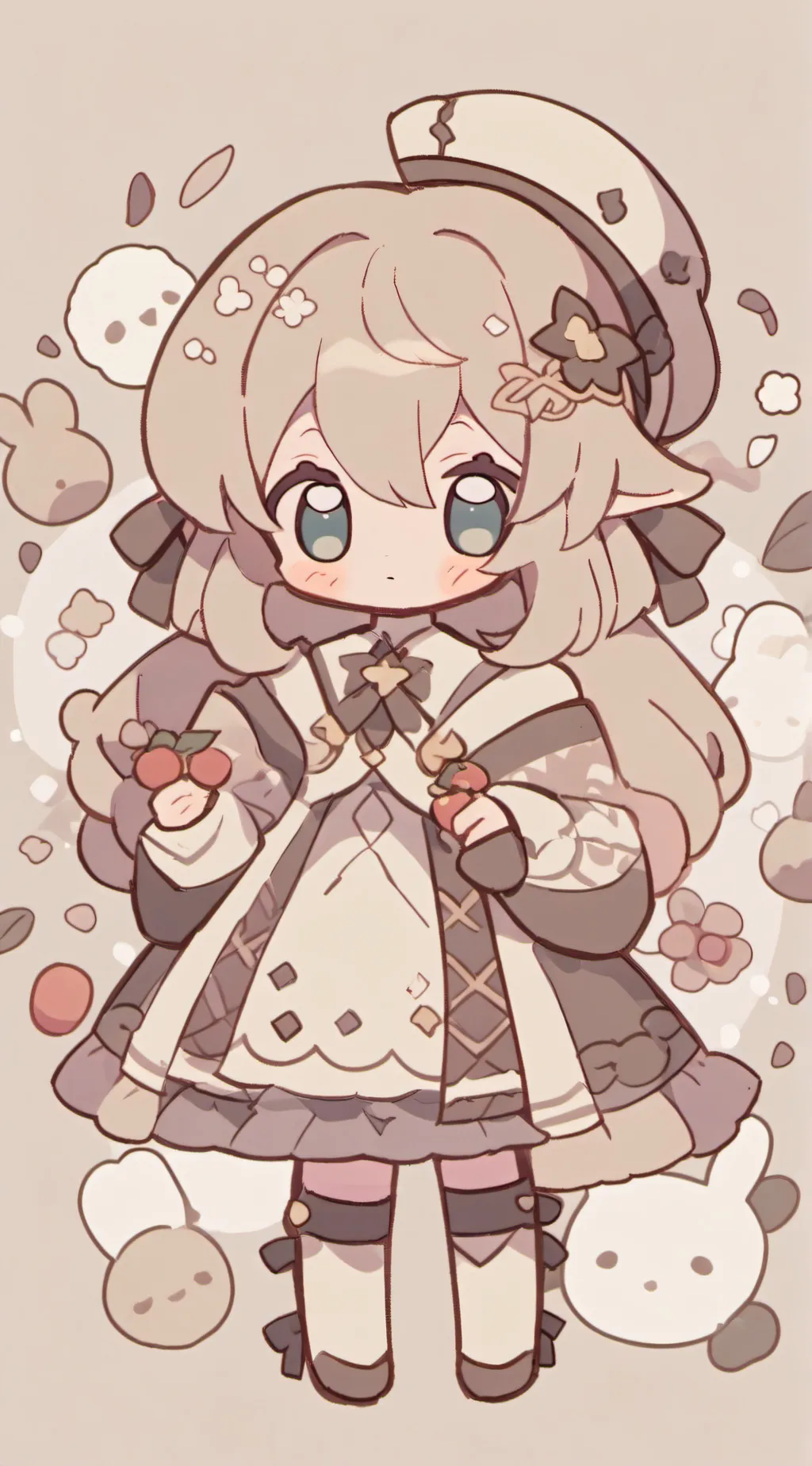 ai character: ✸ℂ𝕙𝕚𝕓𝕚ッ background