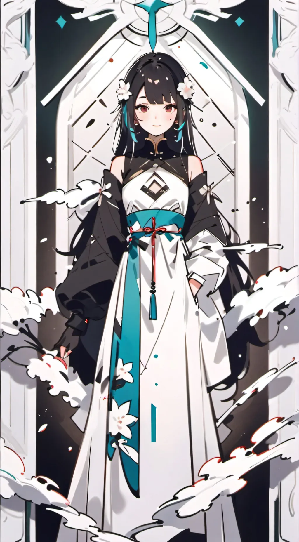 ai character: Mha sleep over background