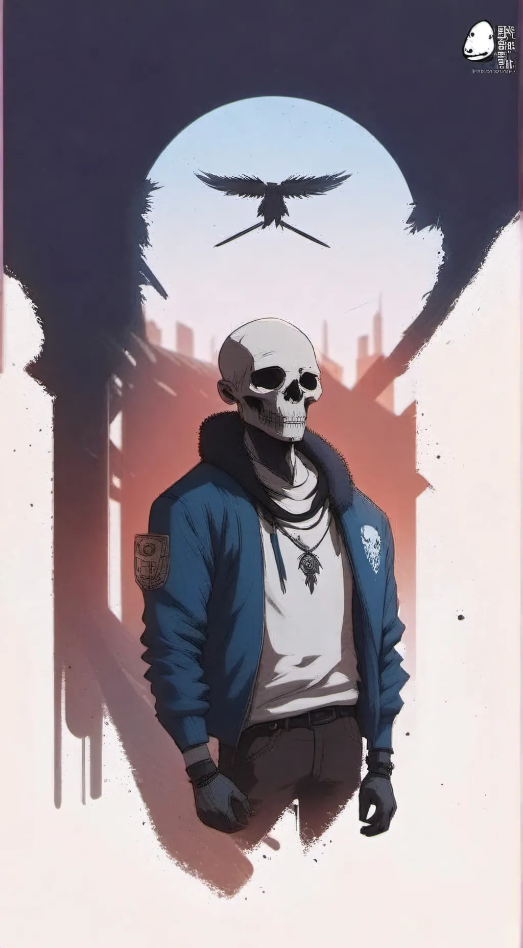 ai character: Sans background