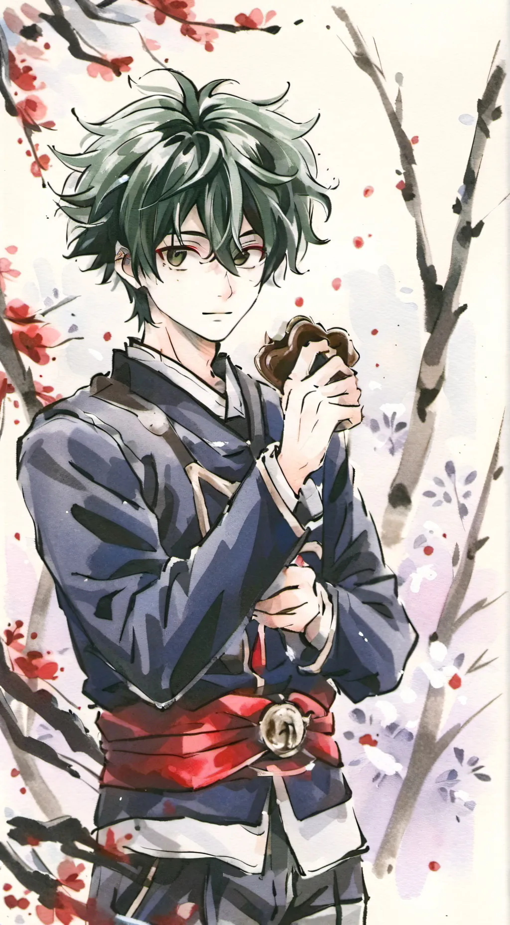 ai character: Deku background