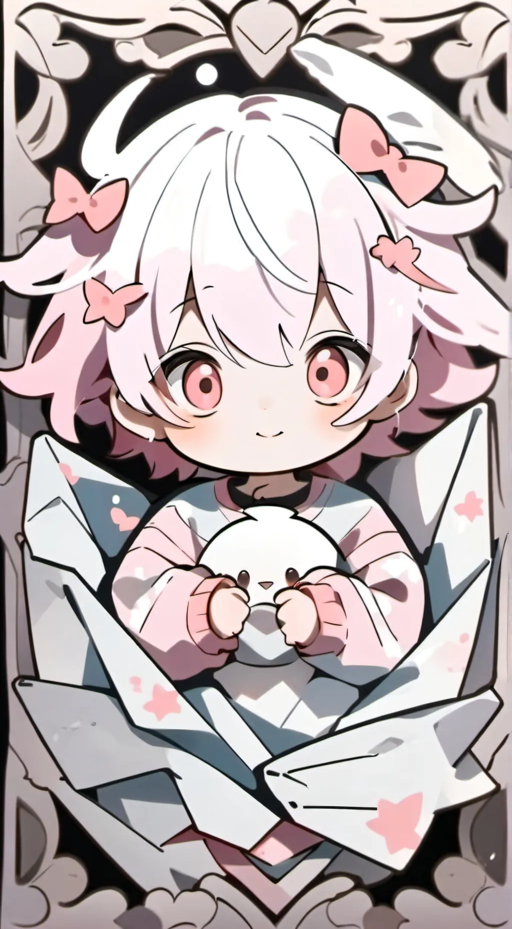 ai character: baby girl background