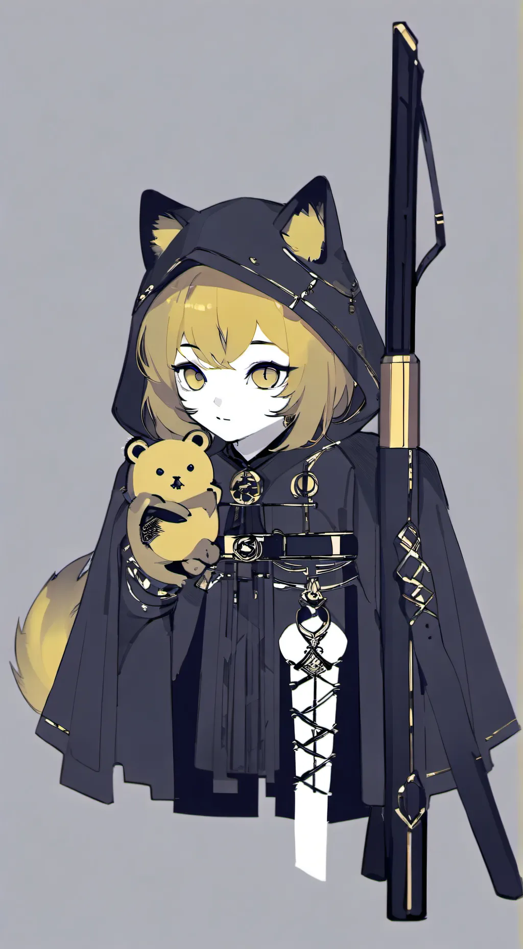 ai character: Goldi background