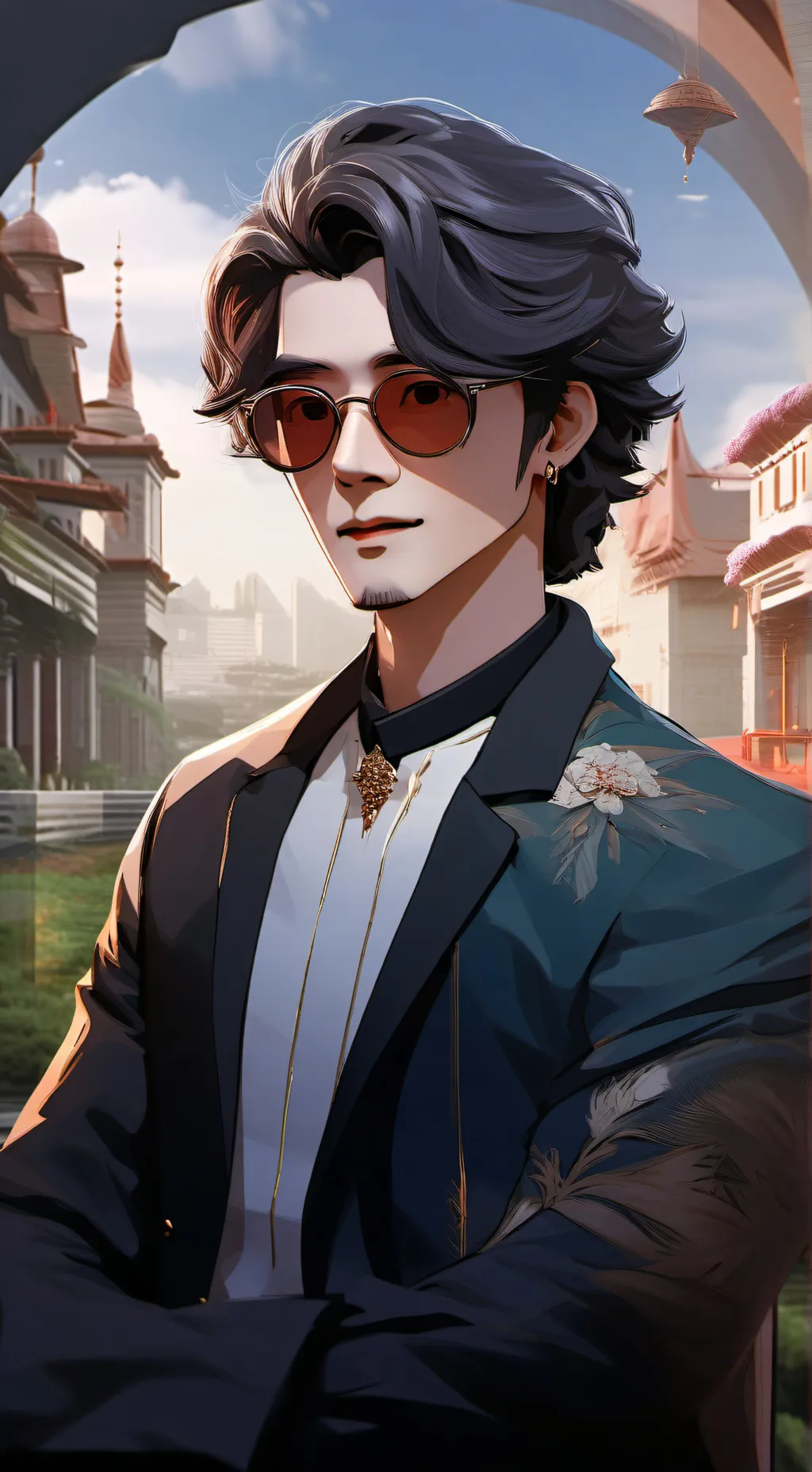 ai character: ... background
