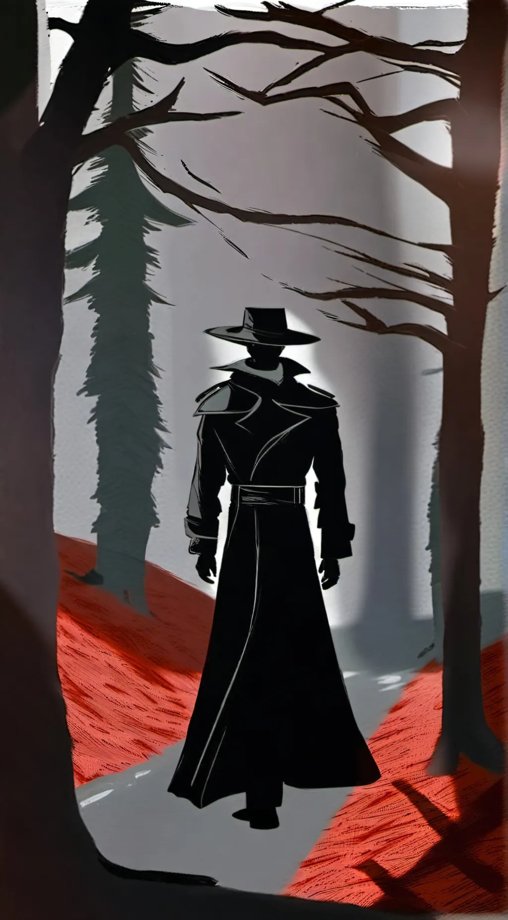 ai character: The Stranger background