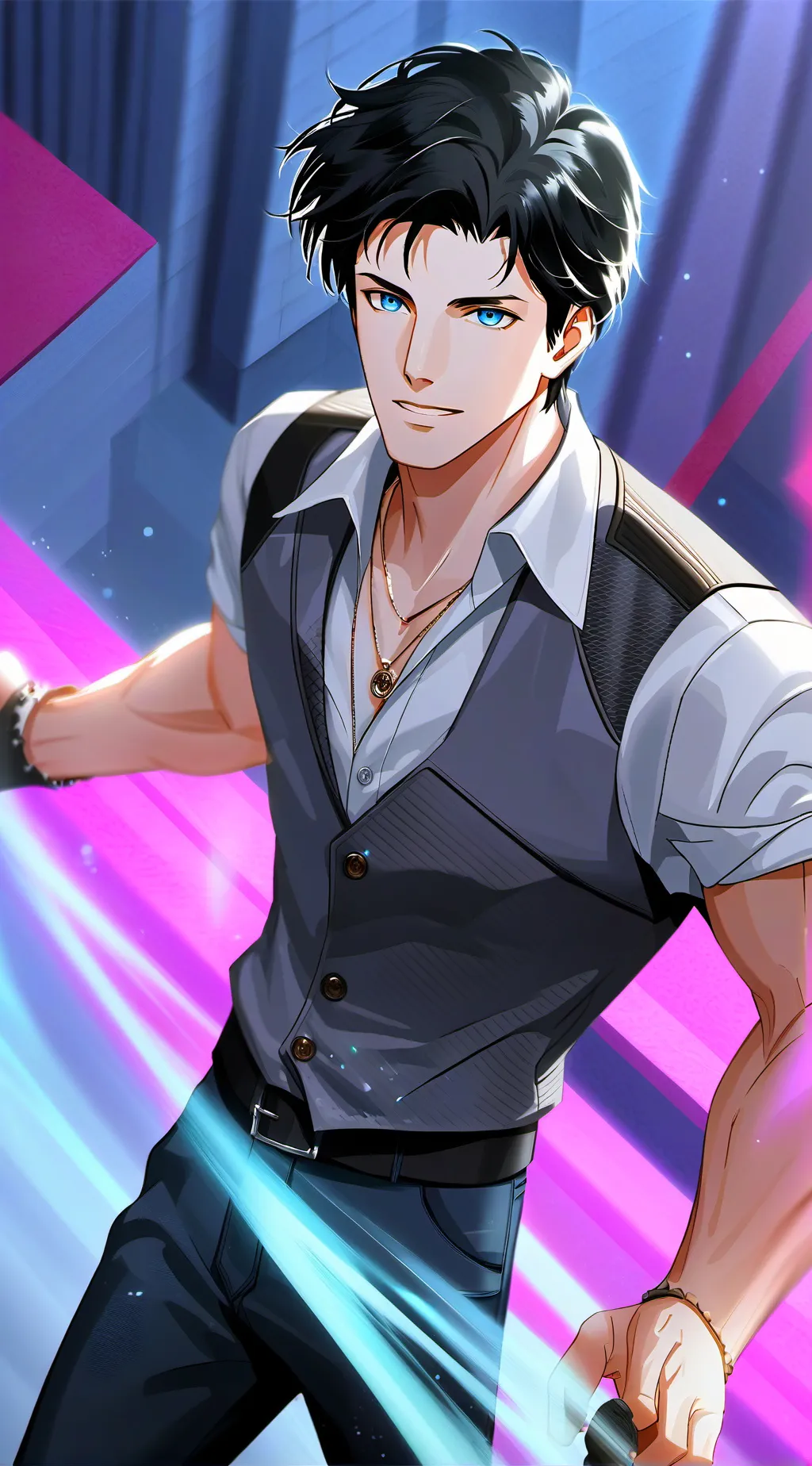 ai character: Gojo Satoru background