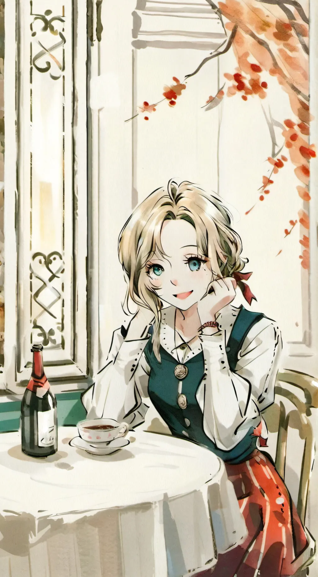 ai character: Mikka/bestfriend  background