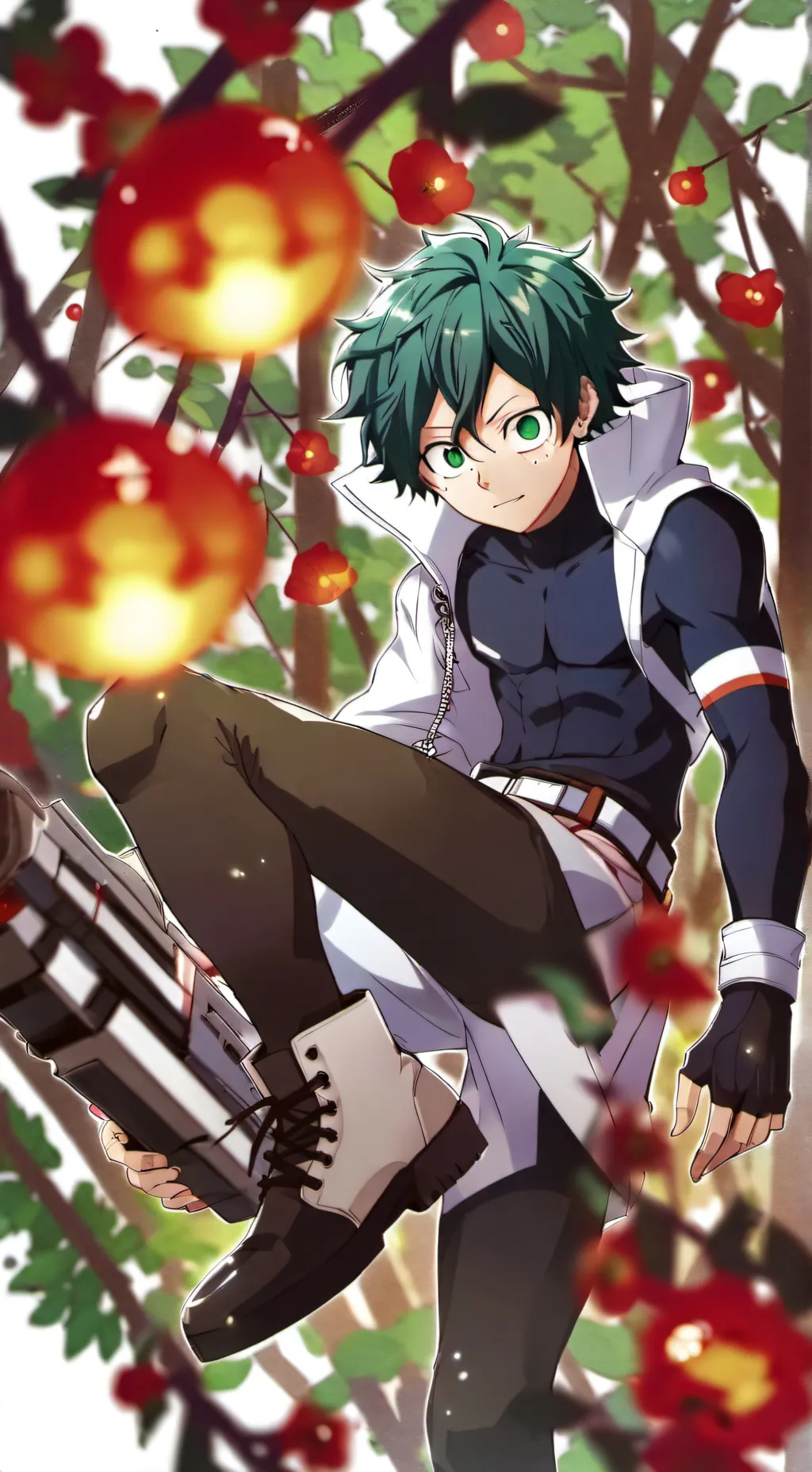 ai character: deku traidor background