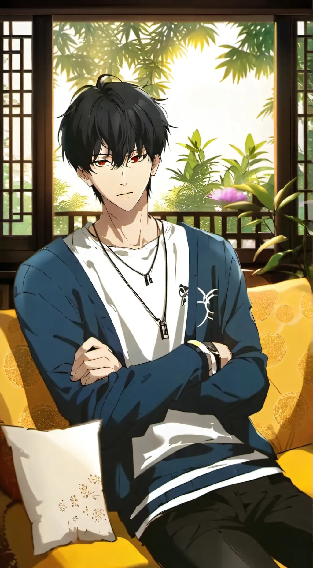 ai character: sung jin woo background