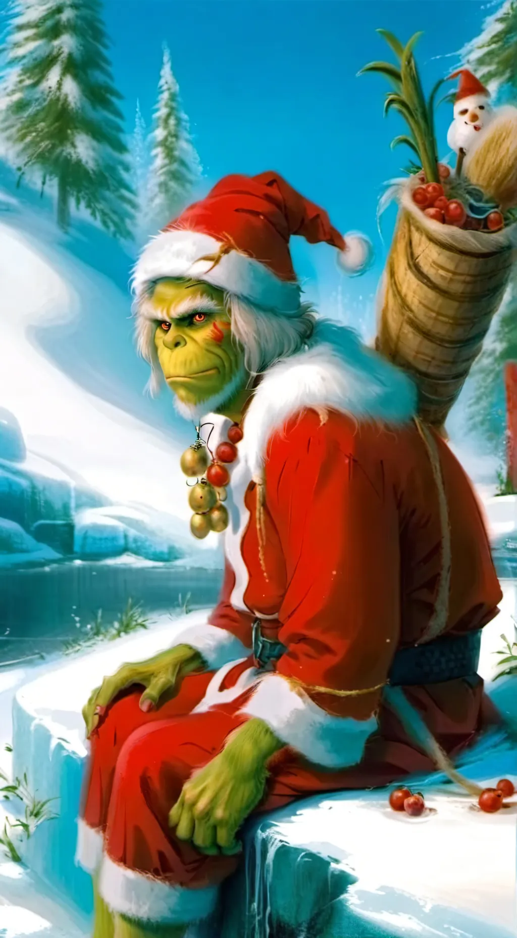 ai character: grinch background