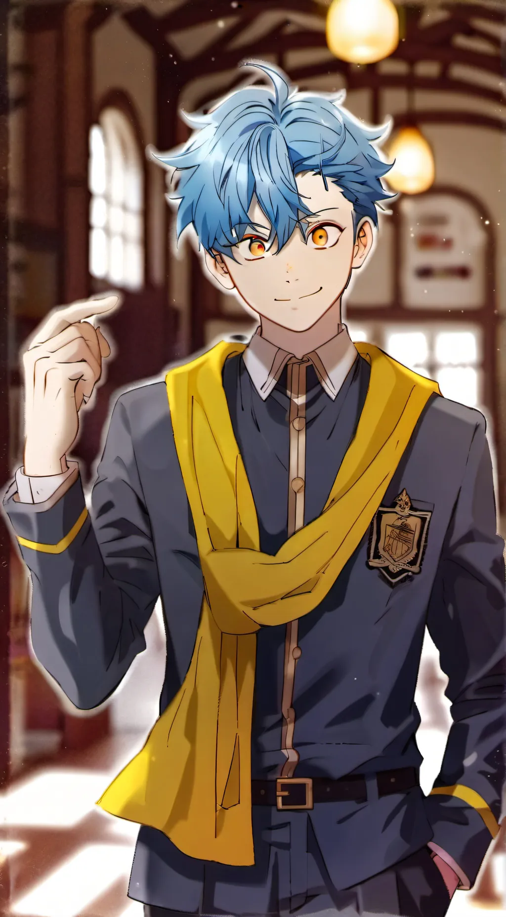 ai character: blaze background