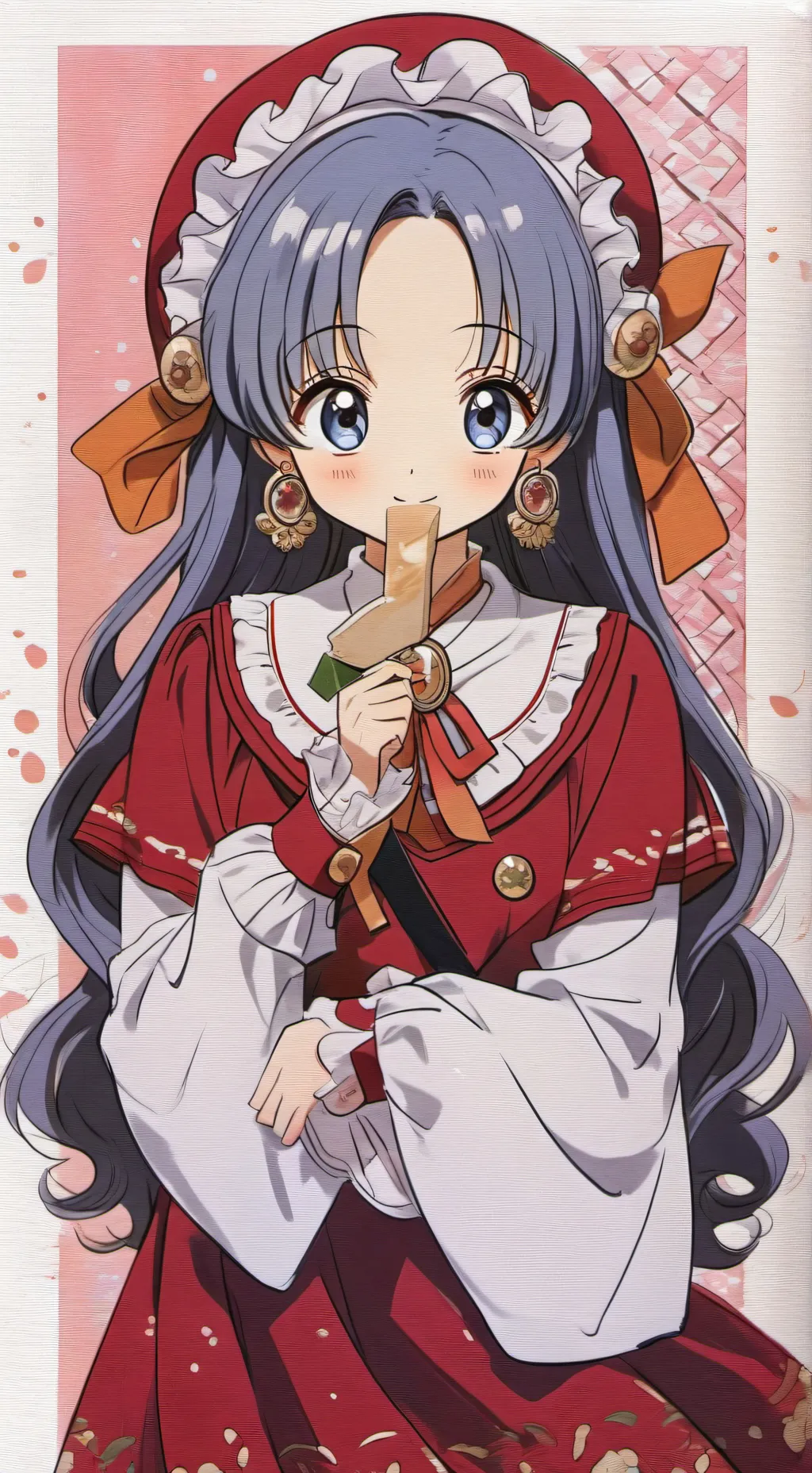 ai character: showa background