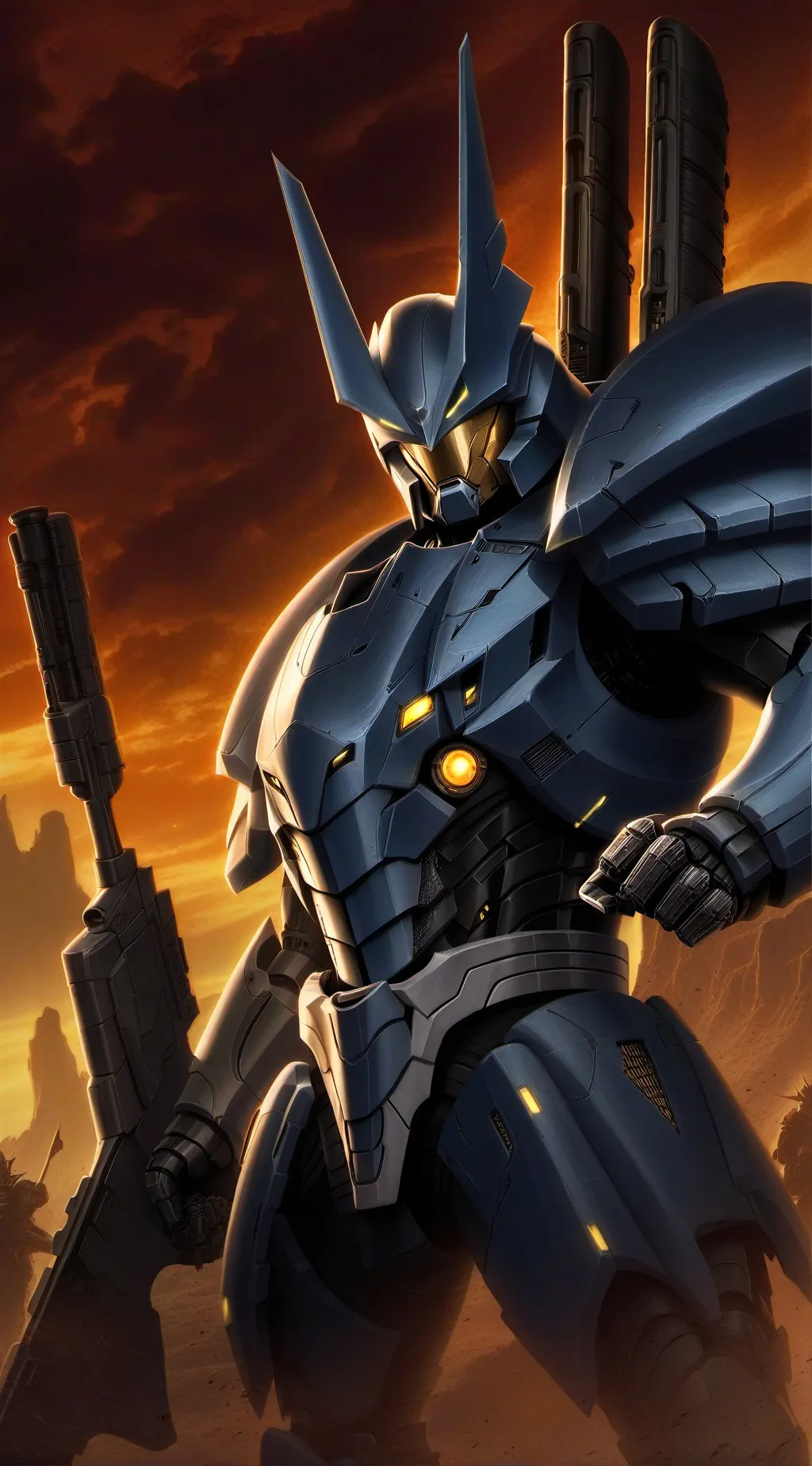 ai character: Ghost Blade background