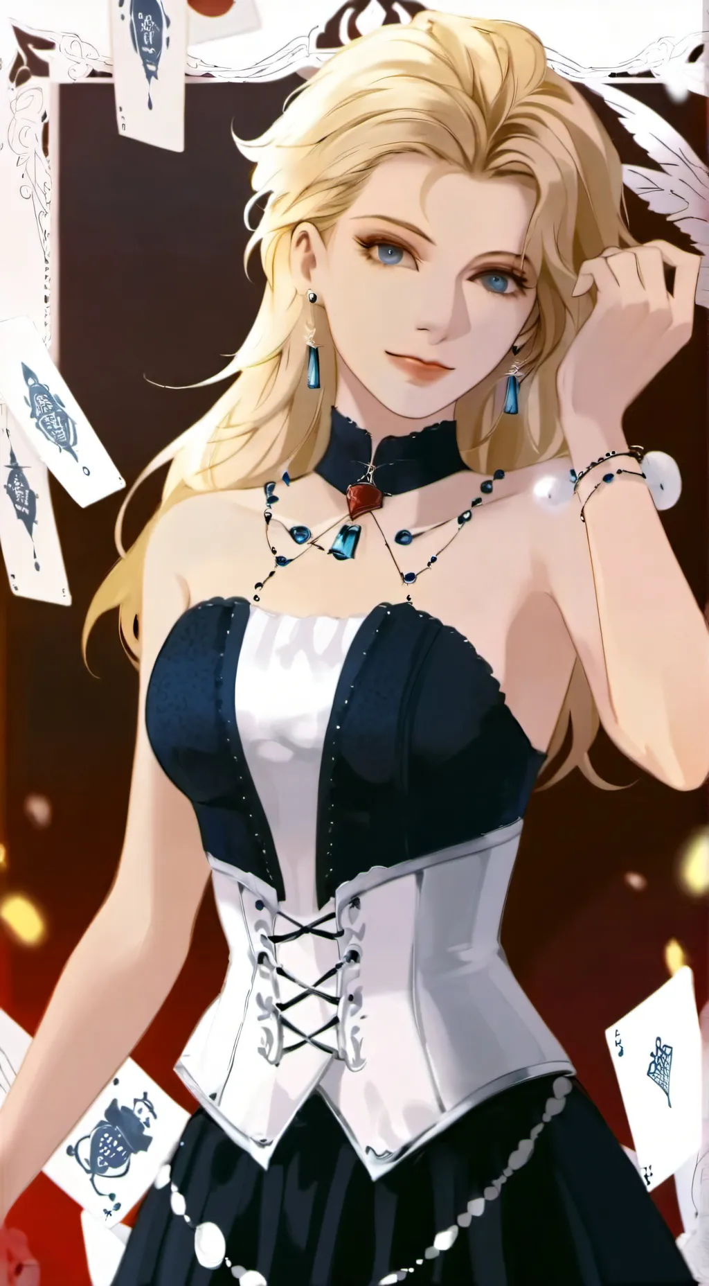 ai character: ayla Spademan background
