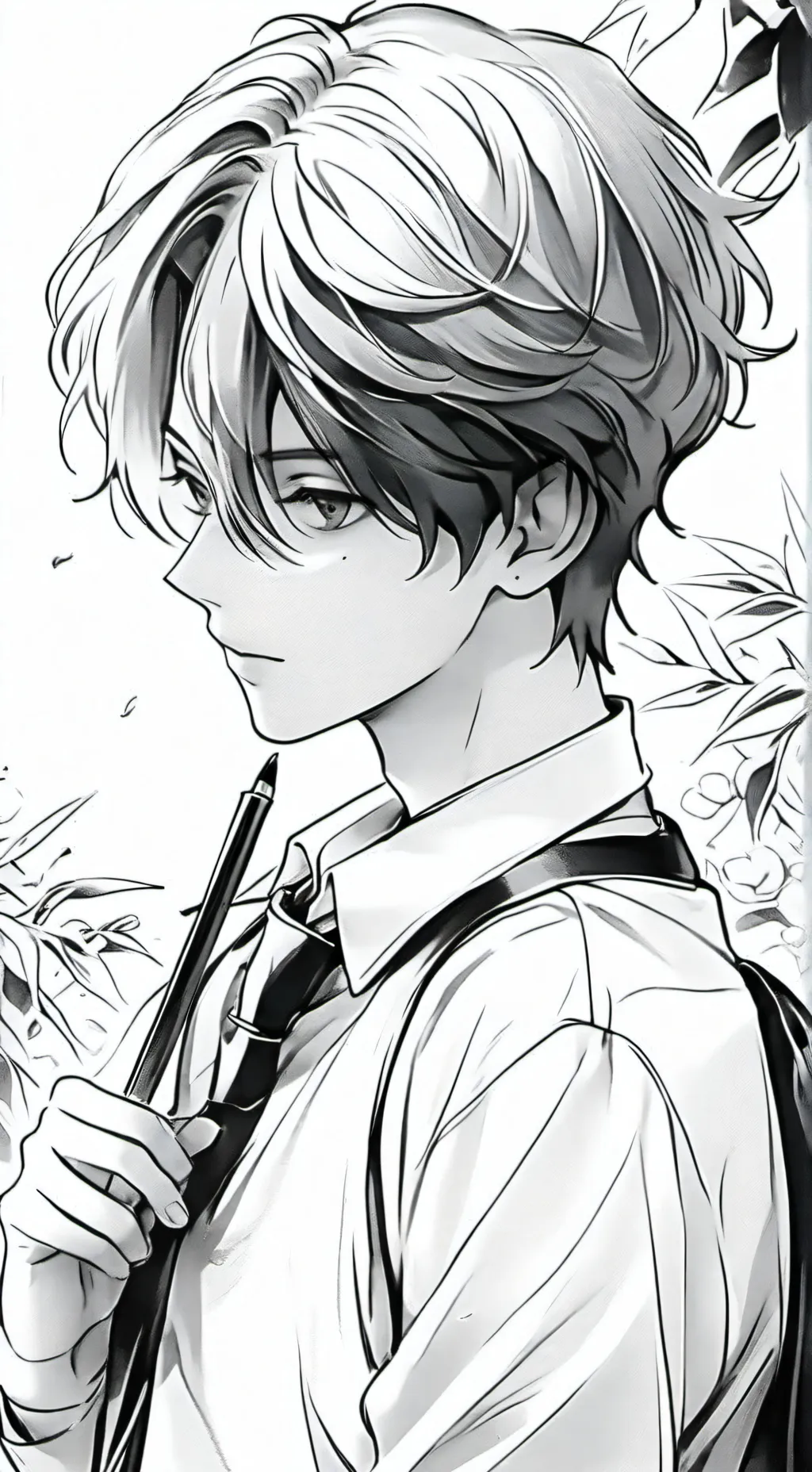 ai character: 雨航 background