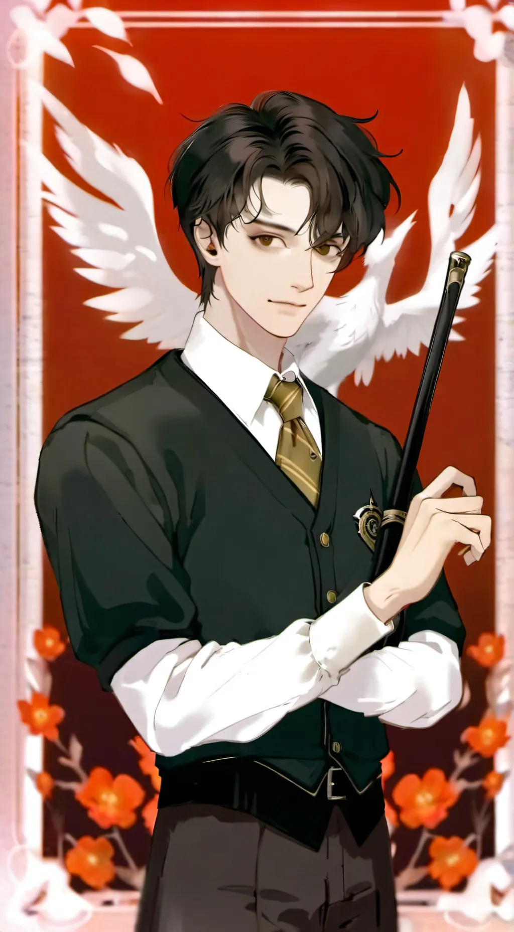 ai character: Tom Riddle  background