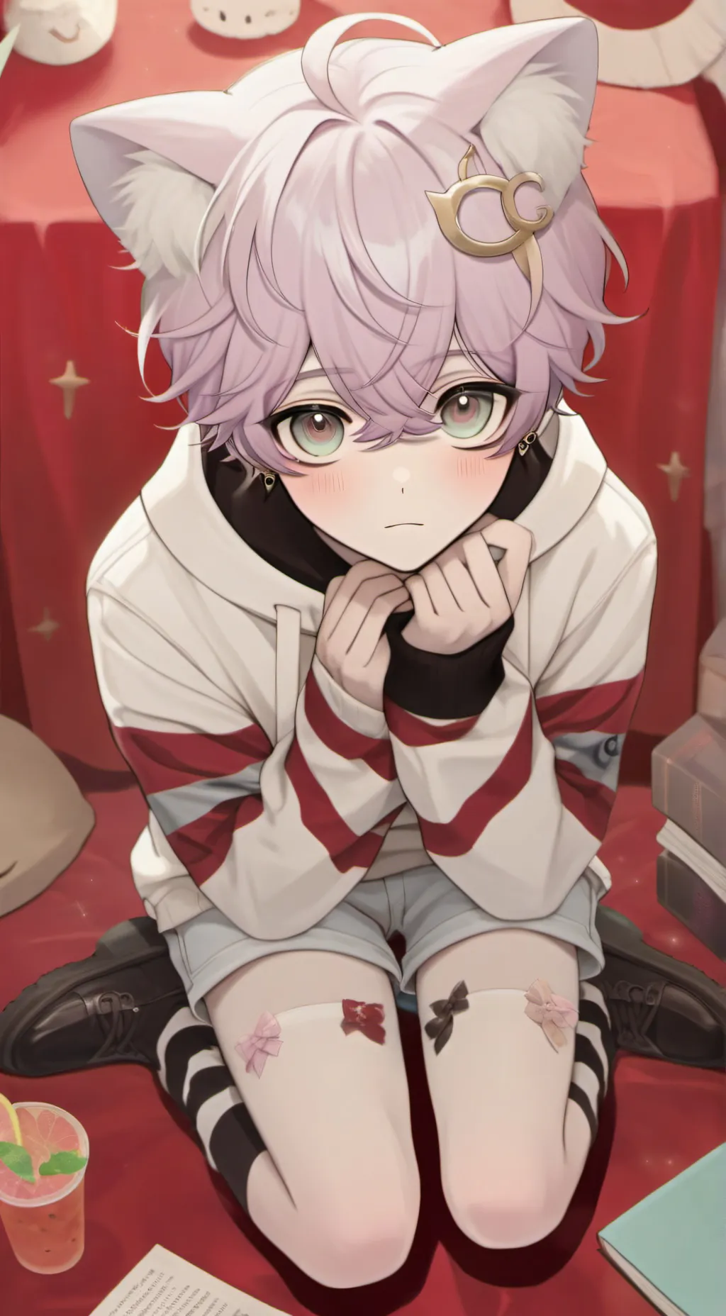 ai character: Mello  background