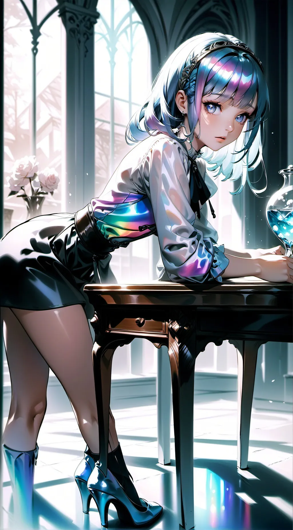 ai character: Ivz background