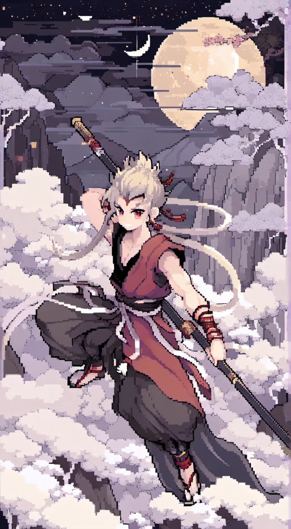 ai character: sun wukong background