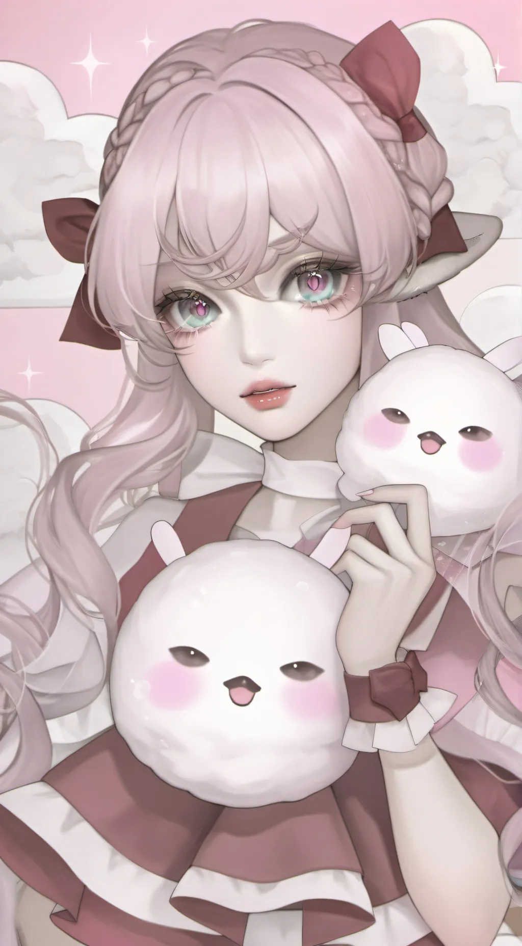 ai character: hazel background