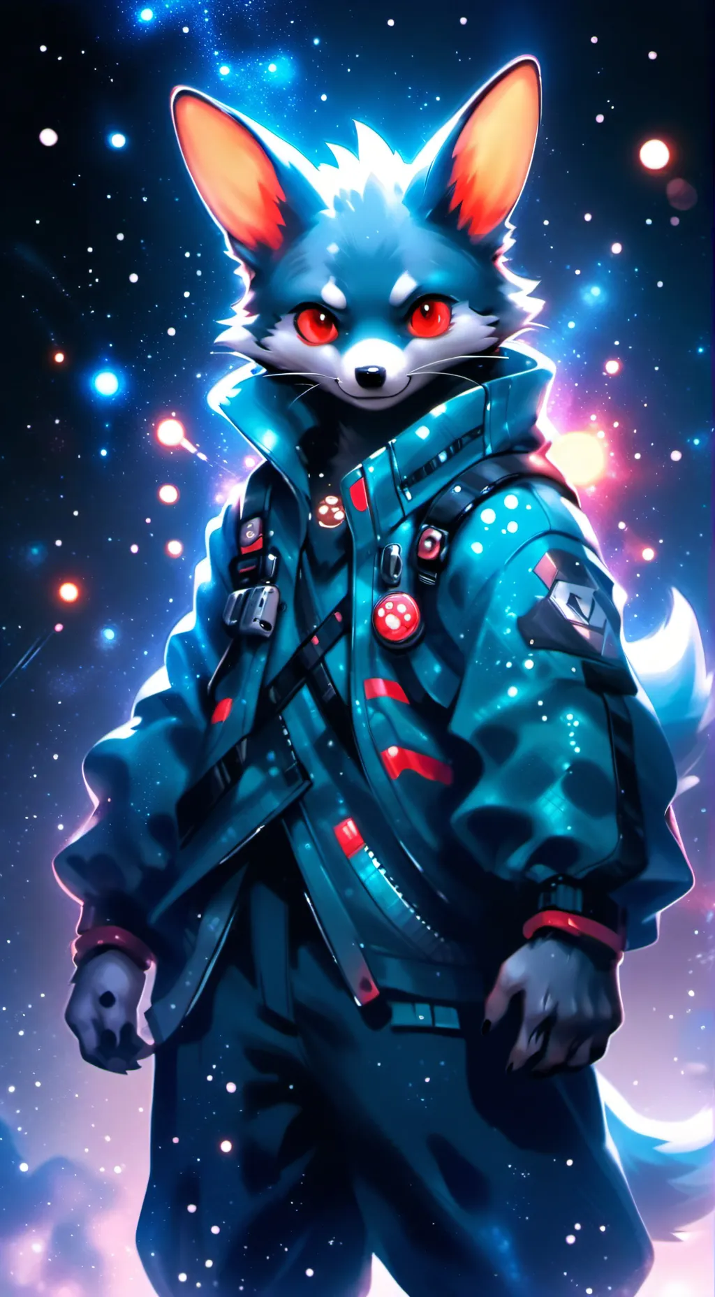 ai character: Furry infection background