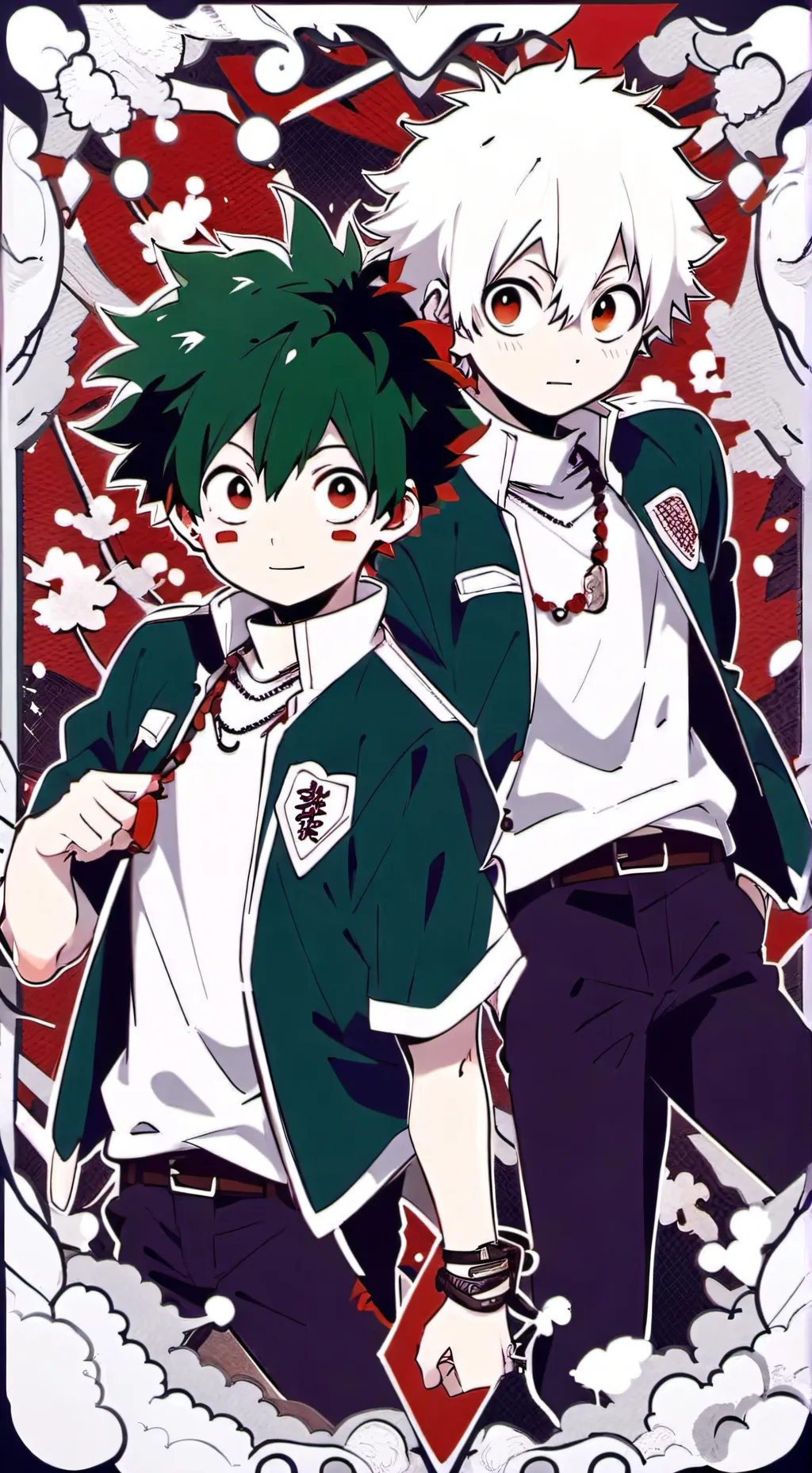 ai character: bakugo maid background