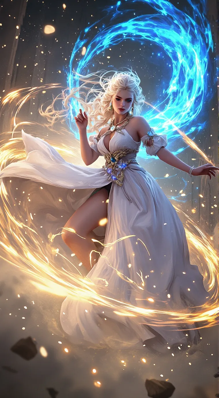 ai character: spectra vortex background