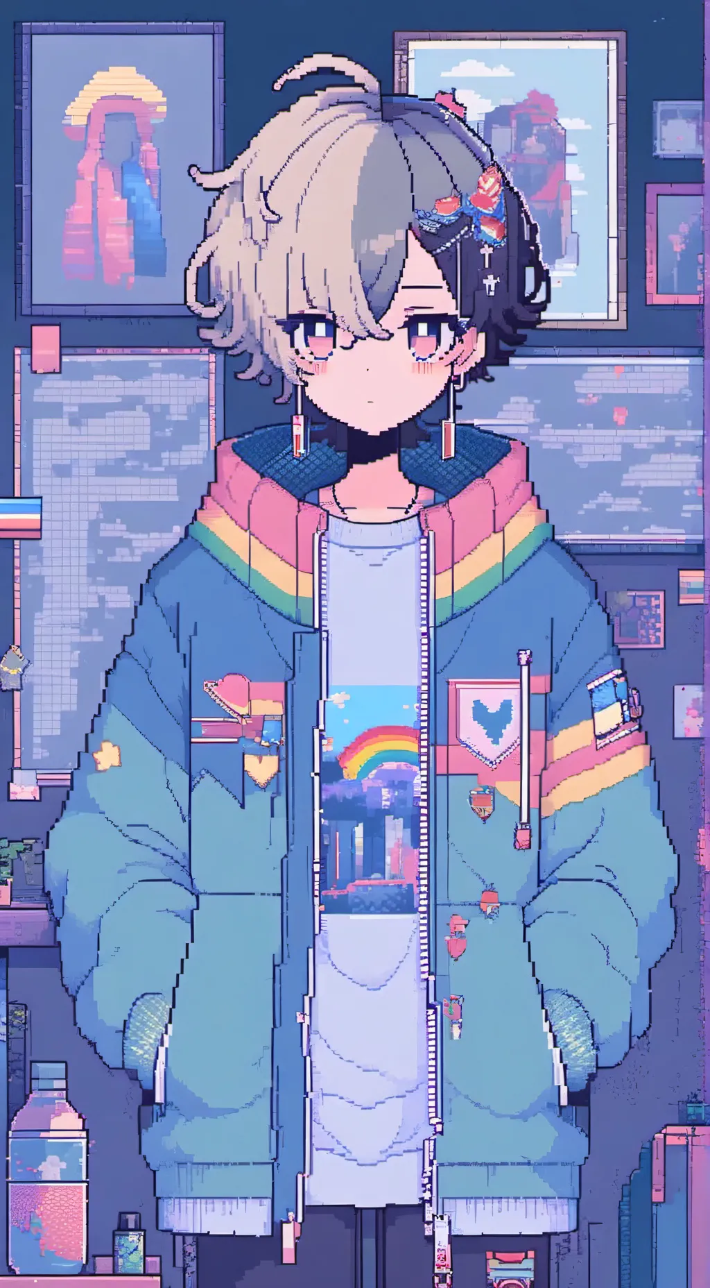 ai character: luna background