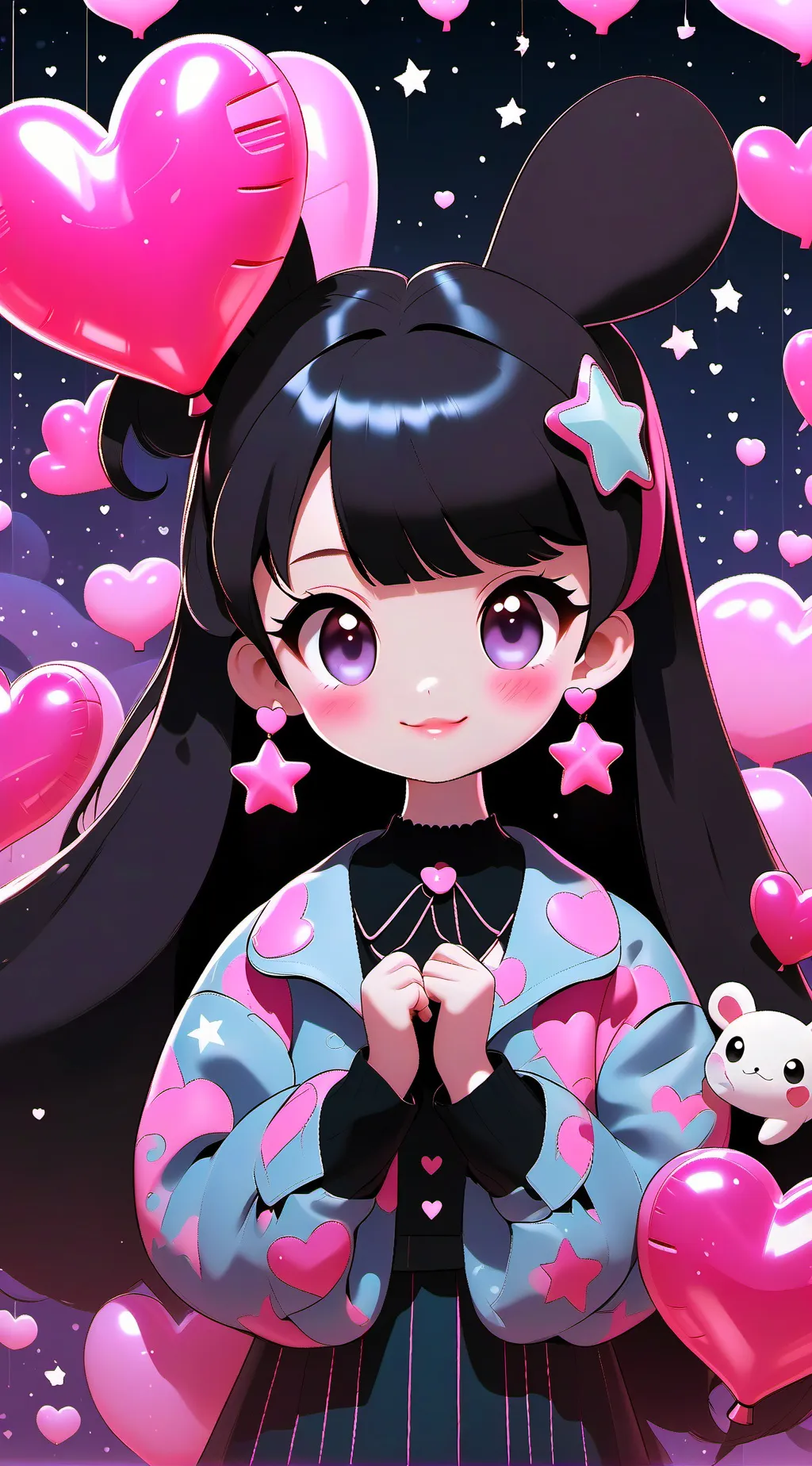 ai character: Dw making cookies background