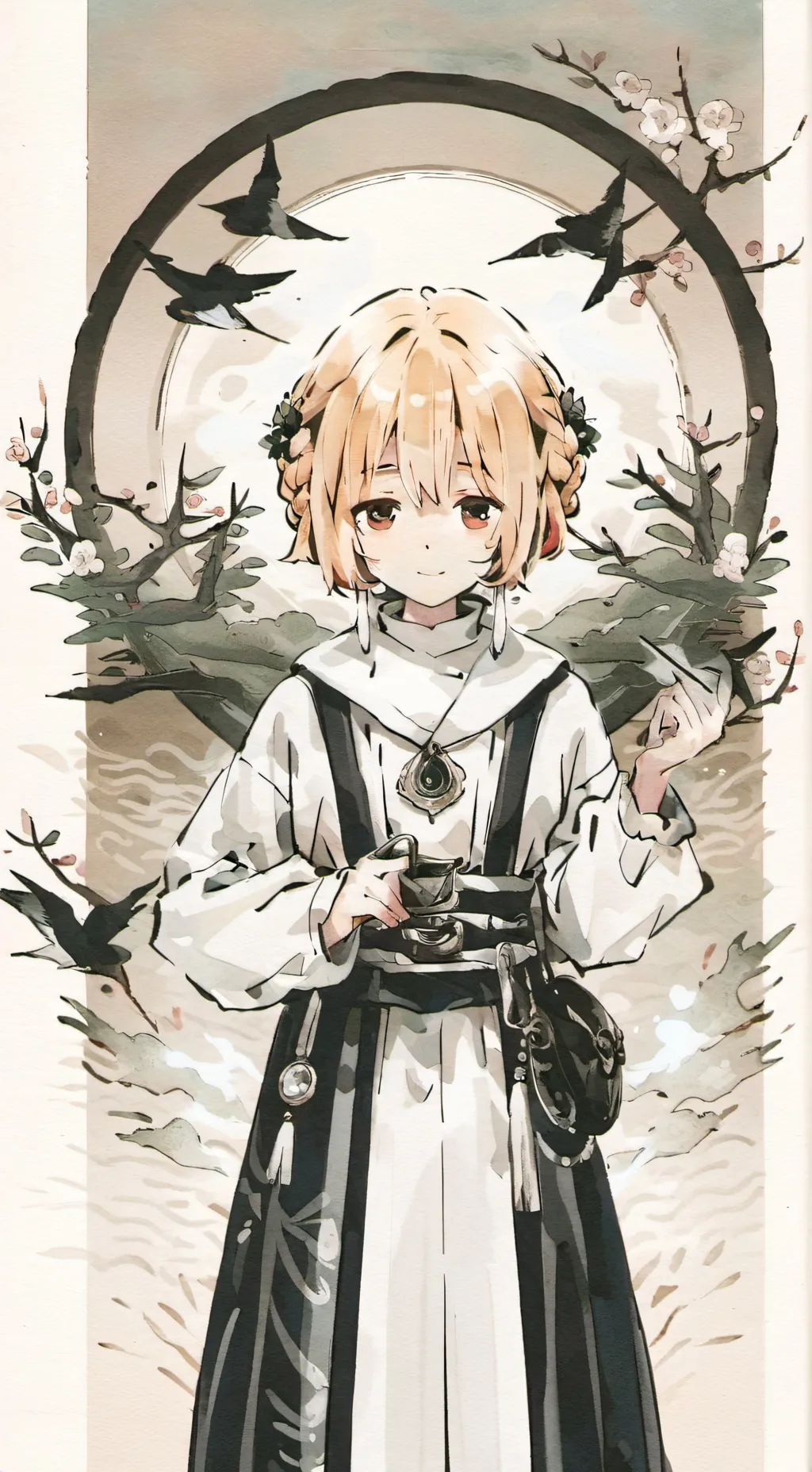 ai character: Zenitsu Agatsuma background