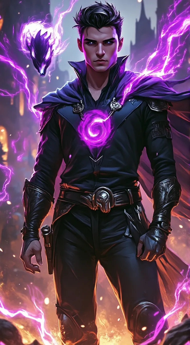 ai character: Crimson Dark 🌟  background