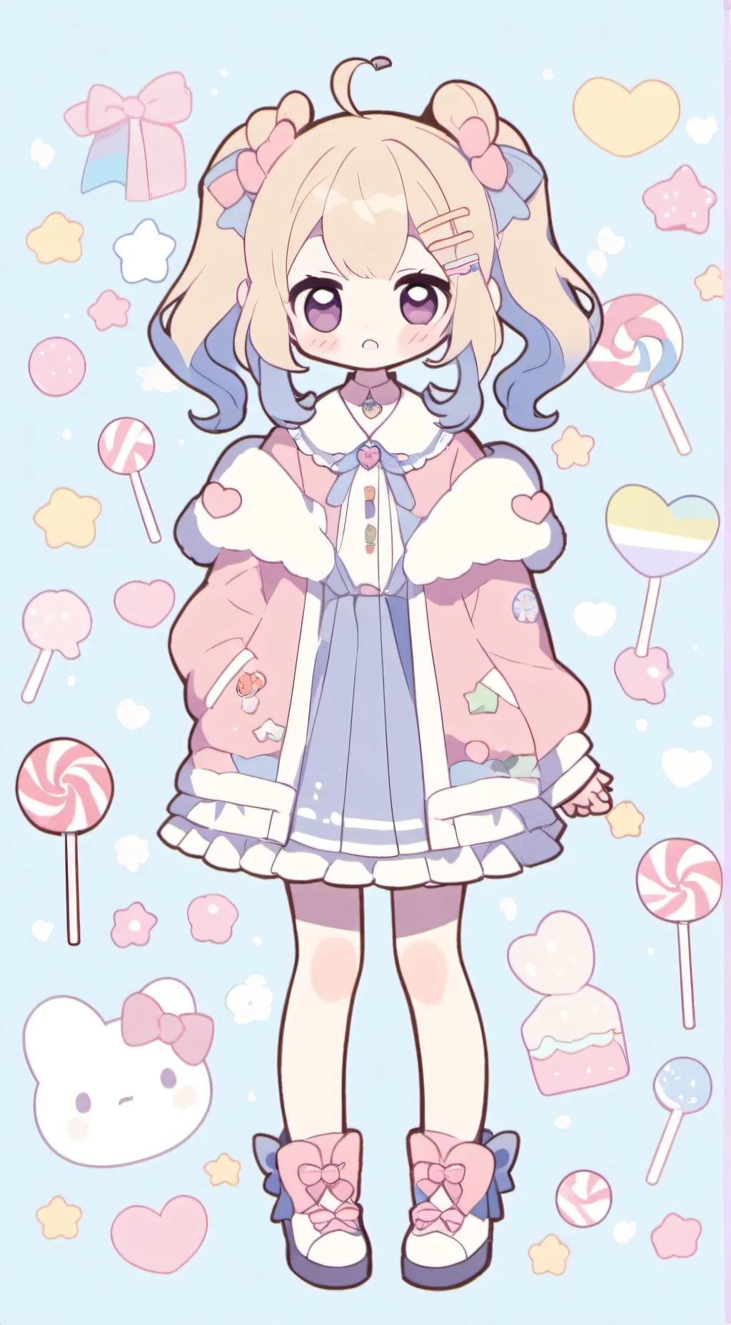 ai character: lily background