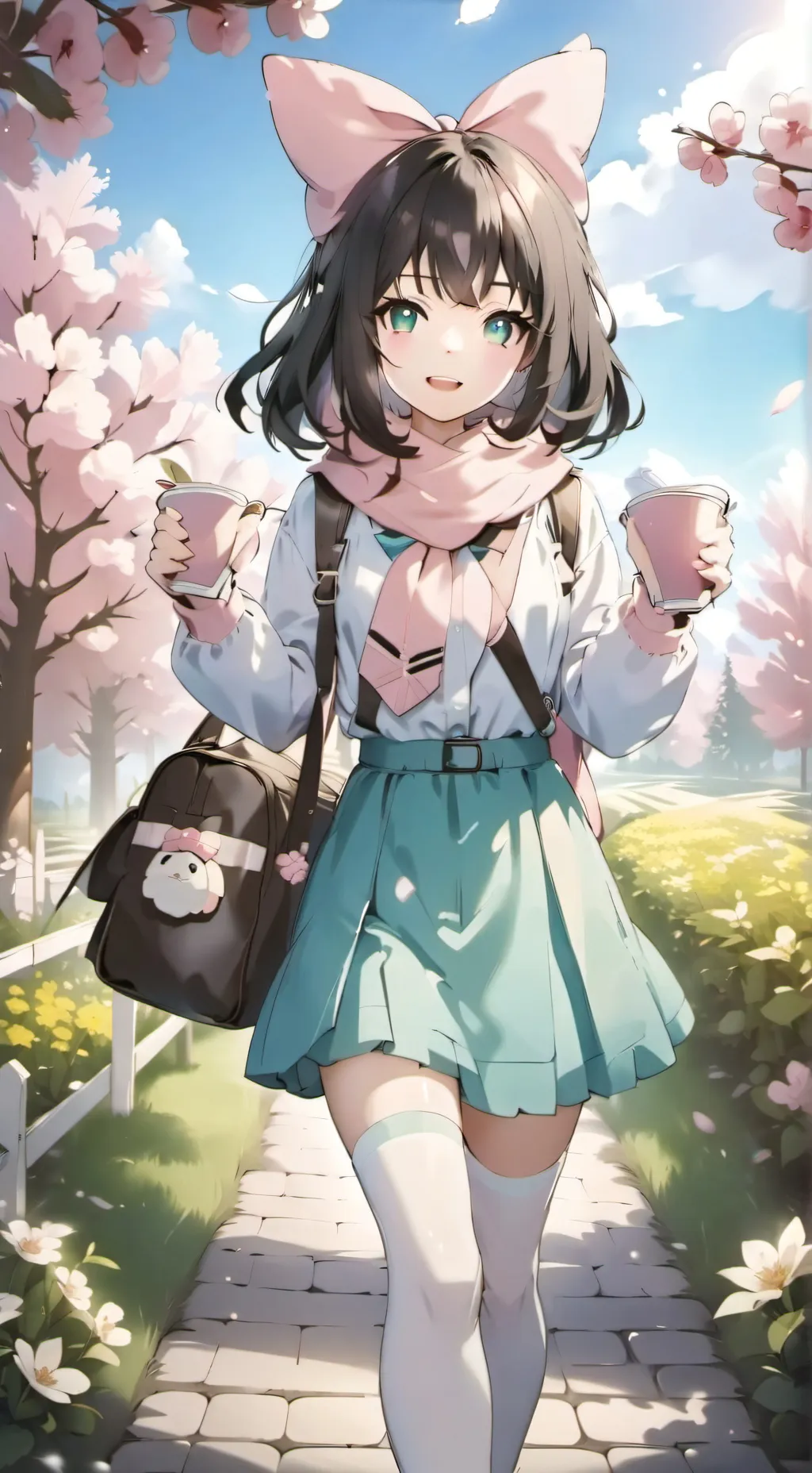ai character: 🐾🩹yin🍥🎀 background
