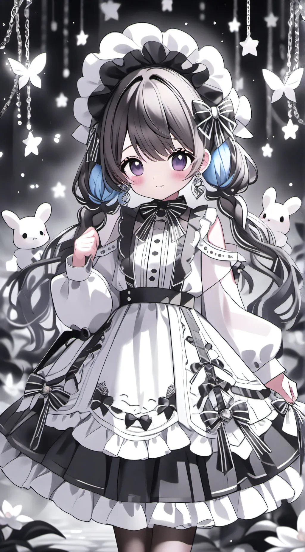 ai character: Uzumaki himawari background