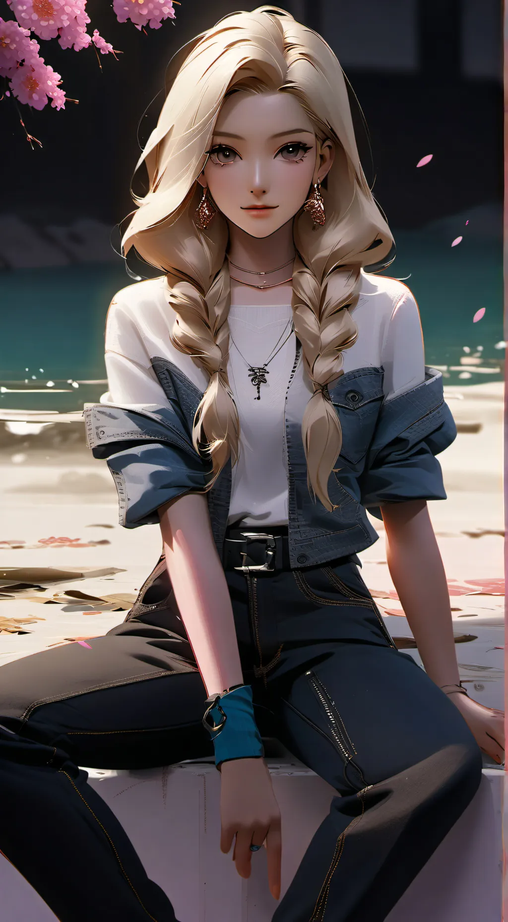 ai character: Justine background