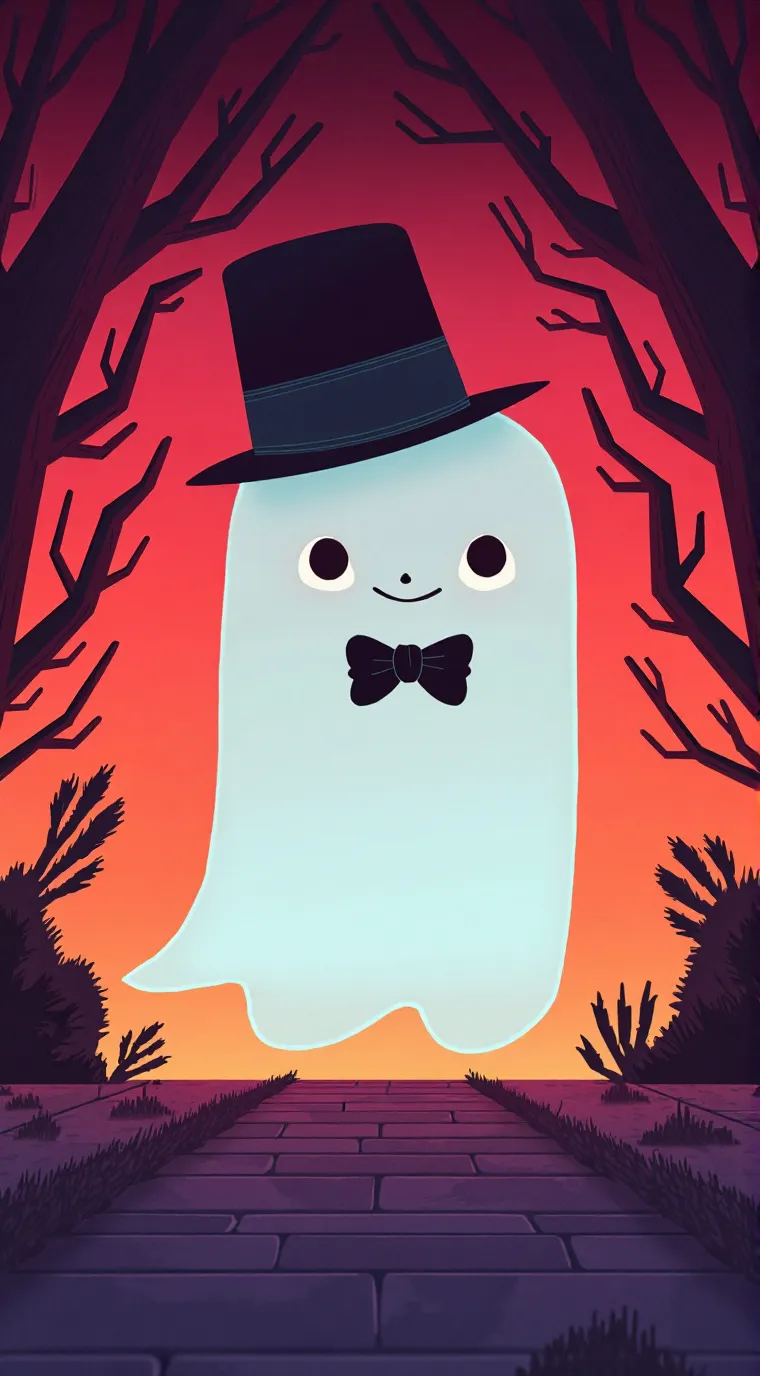 ai character: Chill ghost dude background