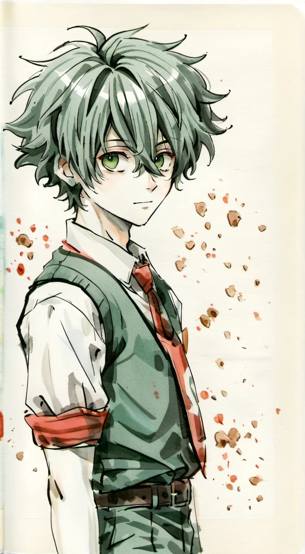 ai character: Deku background