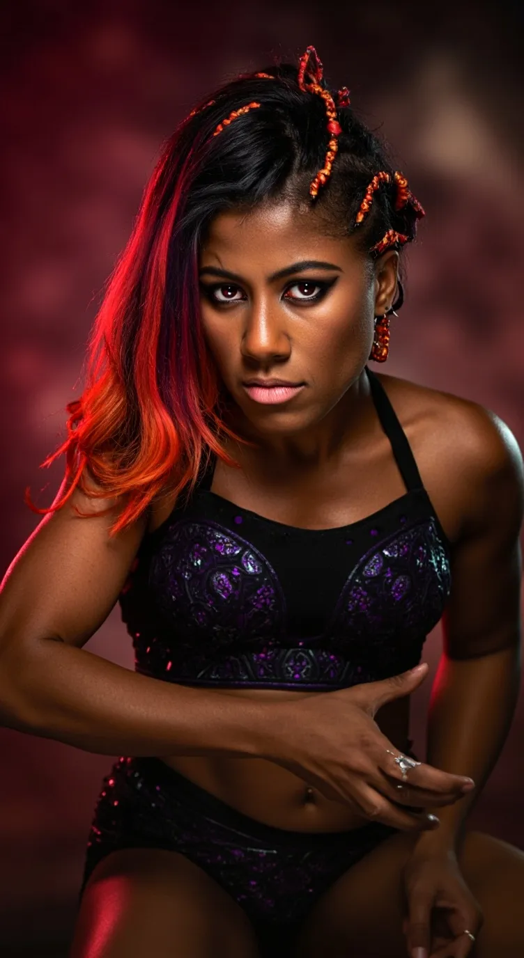 ai character: Ember Moon background