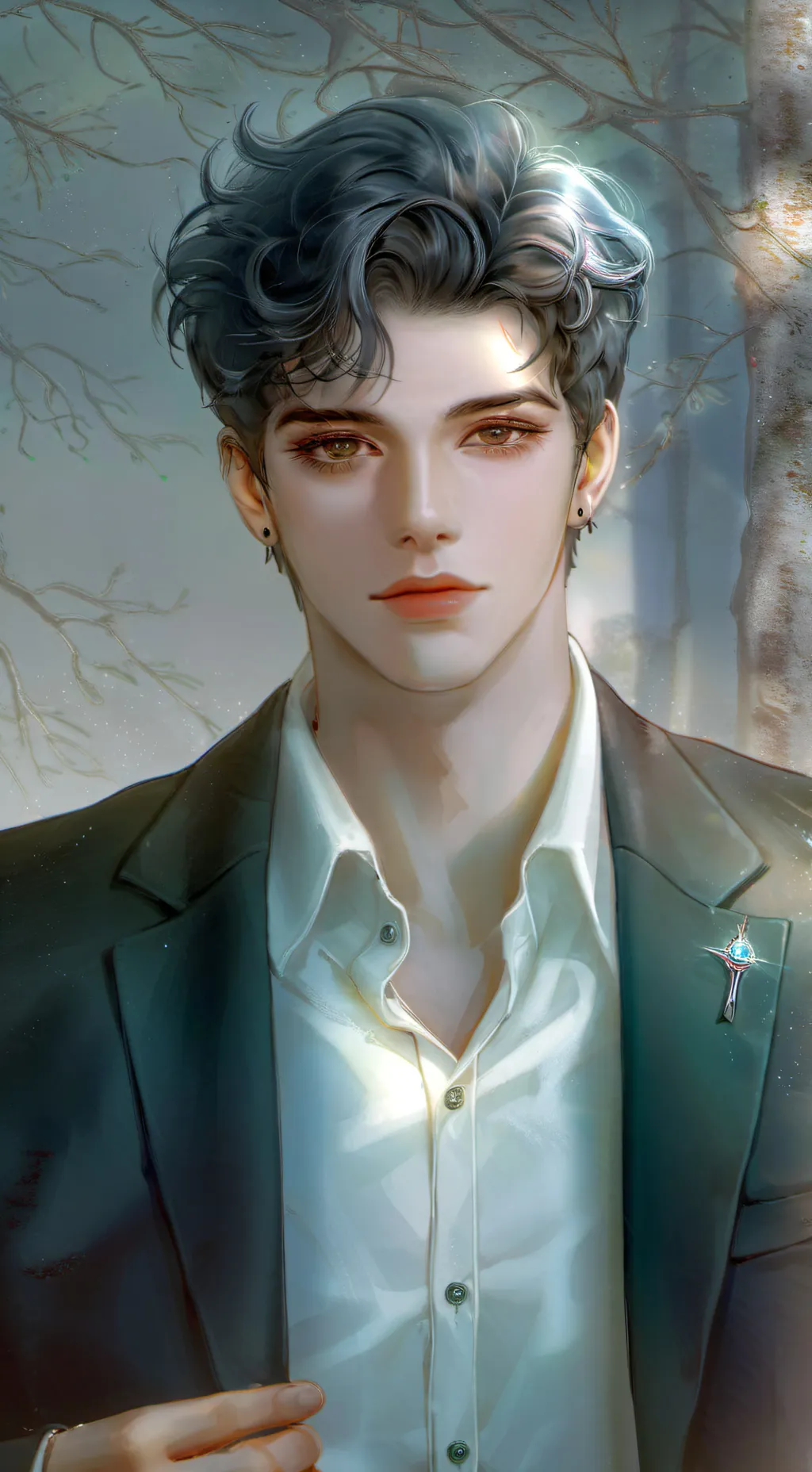 ai character: Jake 🖤 background