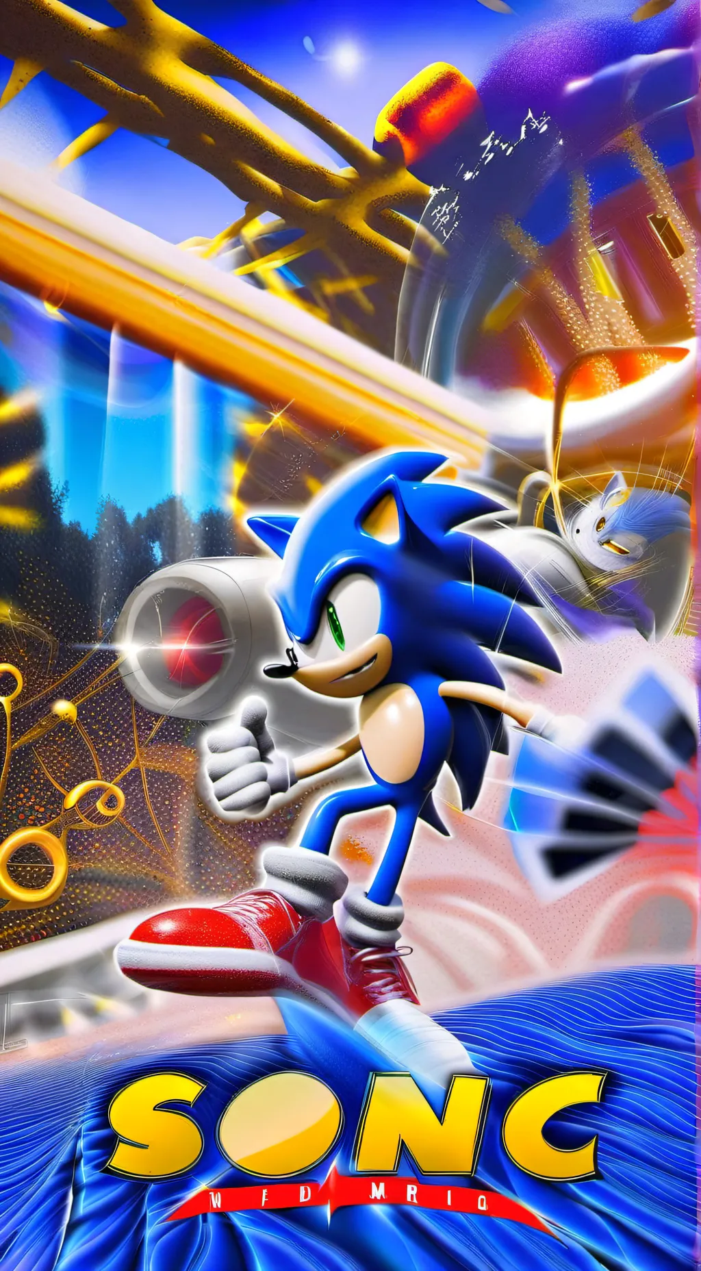 ai character: Sonic background
