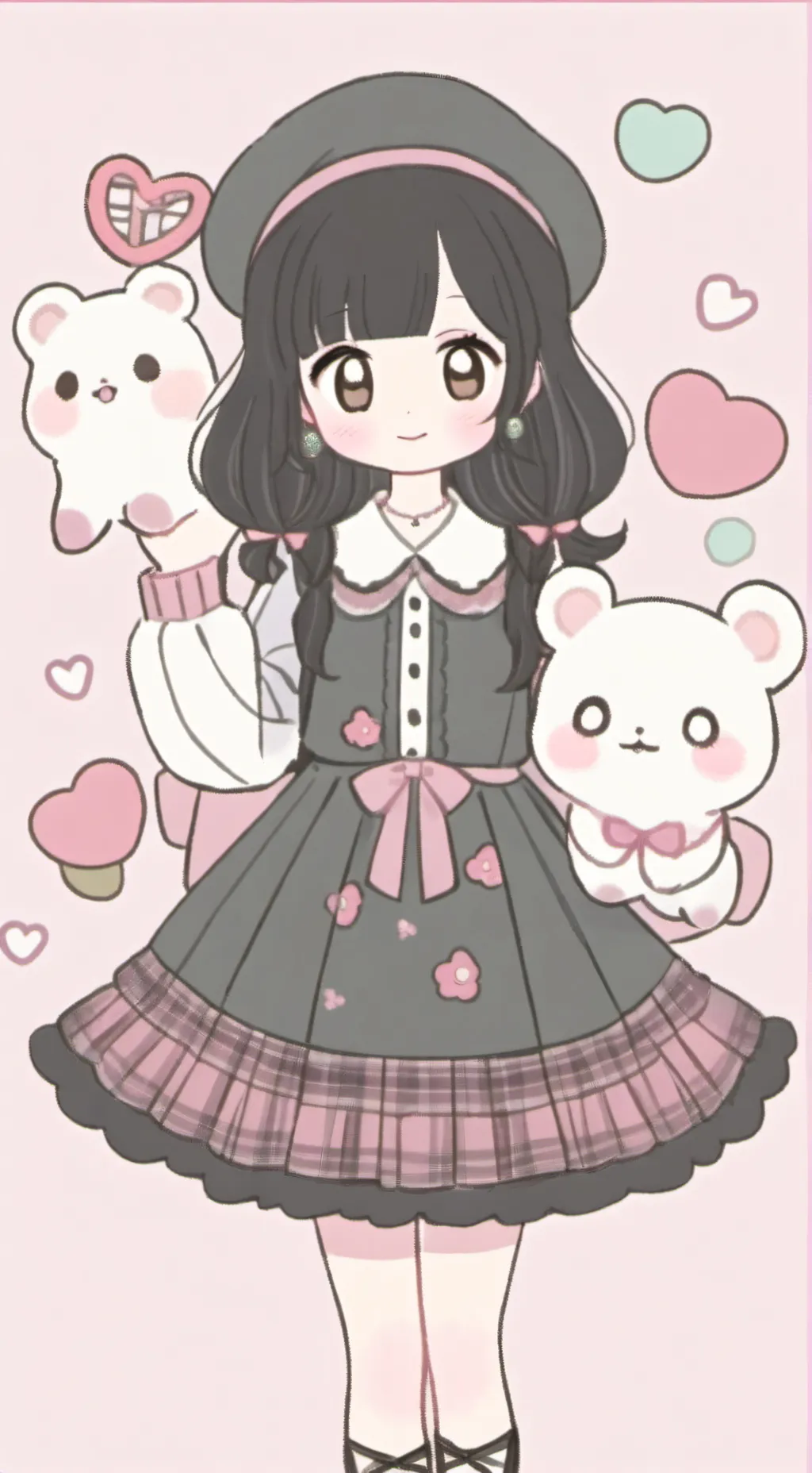 ai character: AMY THE KINDES background