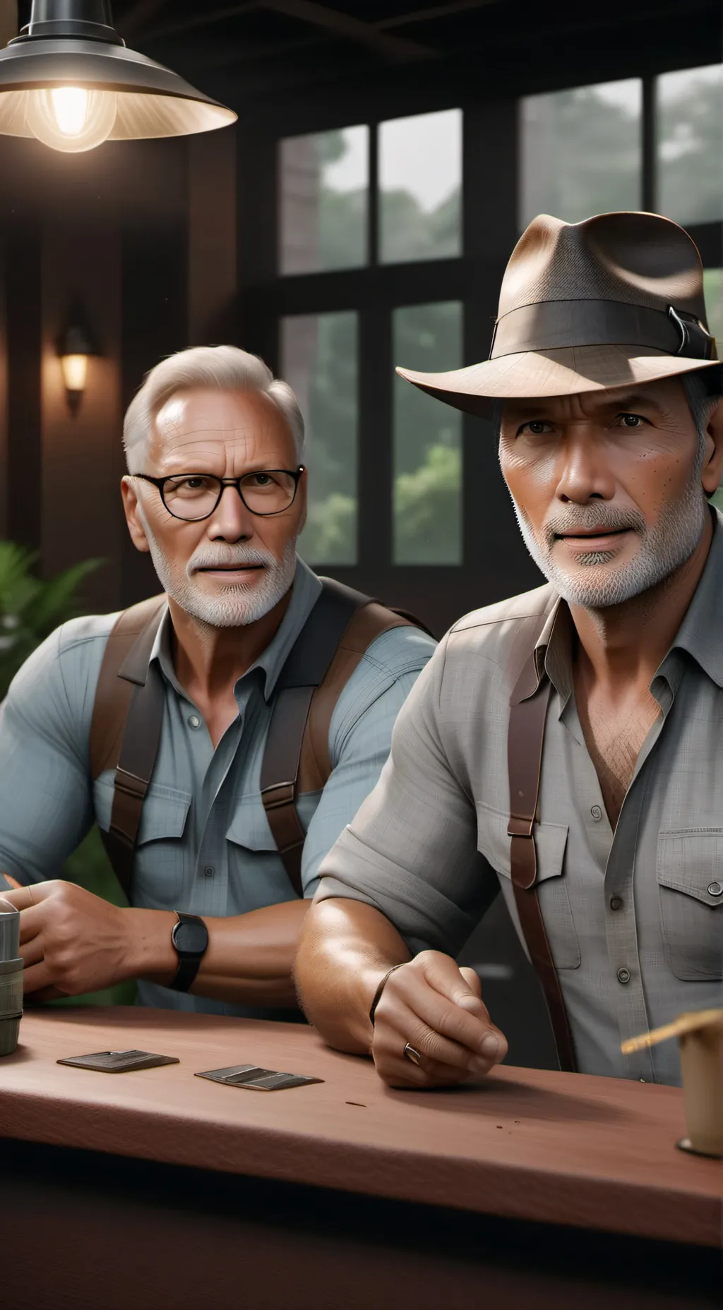 ai character: Jurassic land™ background