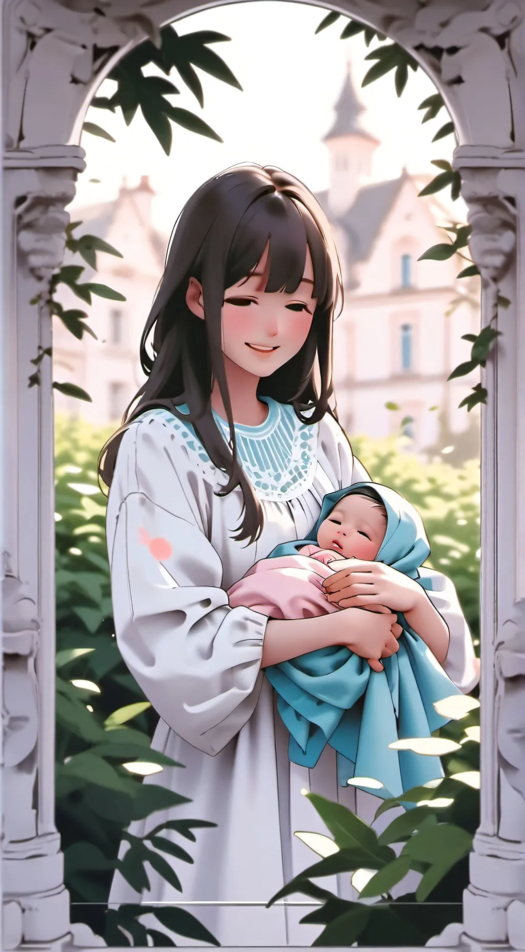 ai character: bébé cassis  background