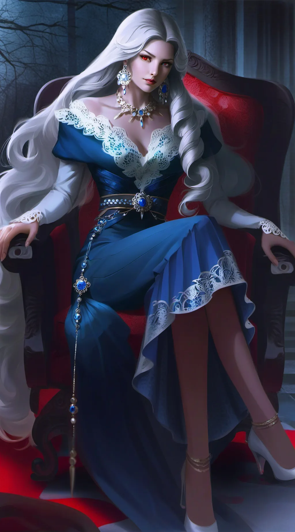 ai character: Serena  background